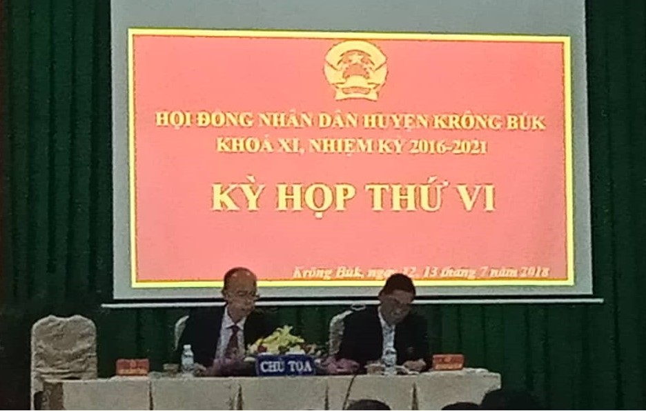 Kỳ họp thứ VI, Hội đồng nhân dân huyện khóa XI, nhiệm kỳ 2016-2021