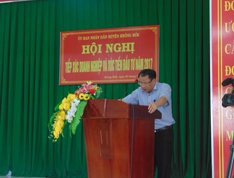 Hội nghị tiếp xúc các doanh nghiệp và xúc tiến đầu tư năm 2017