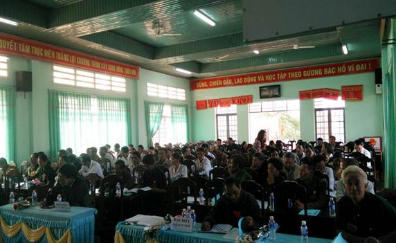 Đại hội Hội Cựu chiến binh xã Ea Ngai lần thứ IV, nhiệm kỳ 2017-2022.