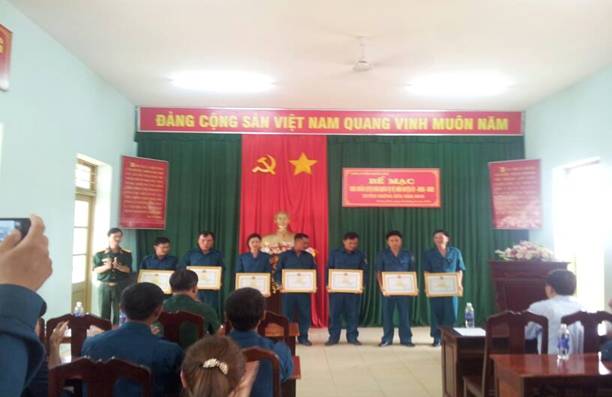 Huyện Krông Búk tổ chức huấn luyện lực lượng dân quân tự vệ