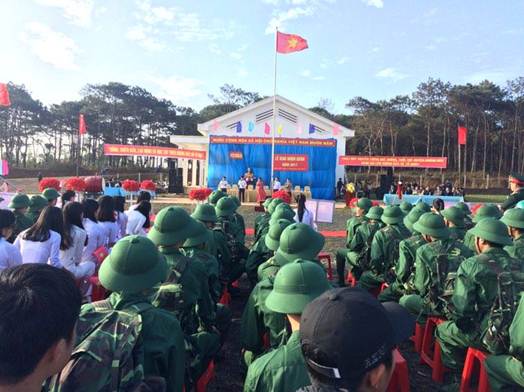 Huyện Krông Búk tổ chức giao, nhận quân năm 2017