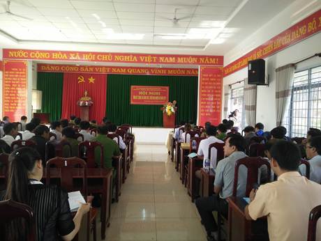 Hội nghị tổng kết công tác phòng, chống tội phạm, tệ nạn ma tuý, mua bán người; công tác bảo vệ An ninh Tổ quốc năm 2016
