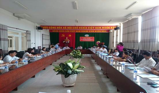 UBND huyện Krông Búk tổ chức Hội nghị tổng kết công tác Bảo hiểm y tế (BHYT ) học sinh năm học 2015-2016; triển khai nhiệm vụ năm học 2016 - 2017