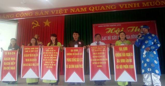 Hội thi “Câu lạc bộ xây dựng gia đình hạnh phúc” huyện Krông Búk năm 2016.