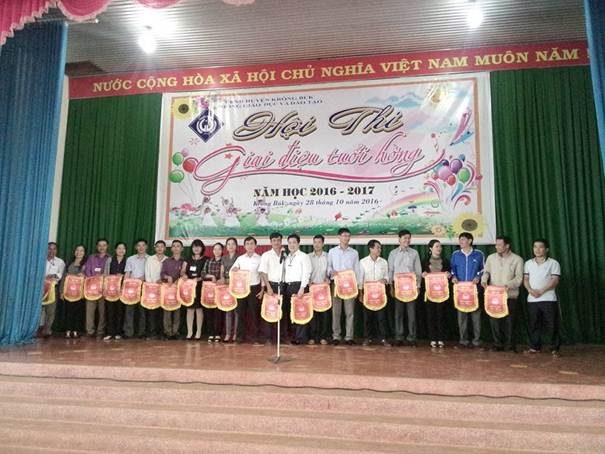 Hội thi “Giai điệu tuổi hồng” Ngành Giáo dục và Đào tạo huyện Krông Búk năm học 2016 – 2017
