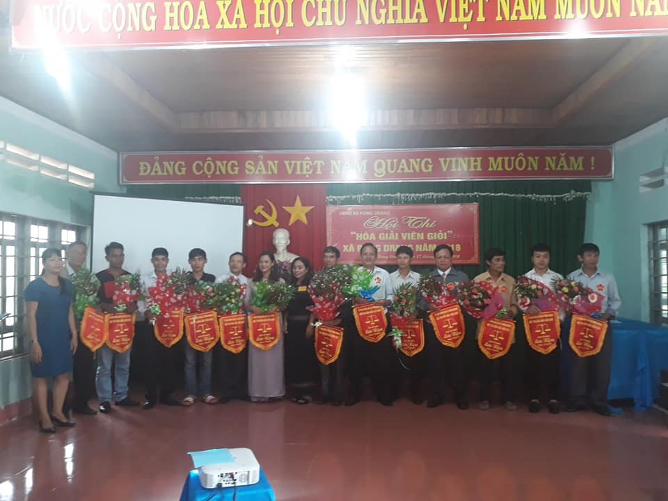 Hội thi: “Hòa giải viên giỏi” xã Pơng Đrang năm 2018