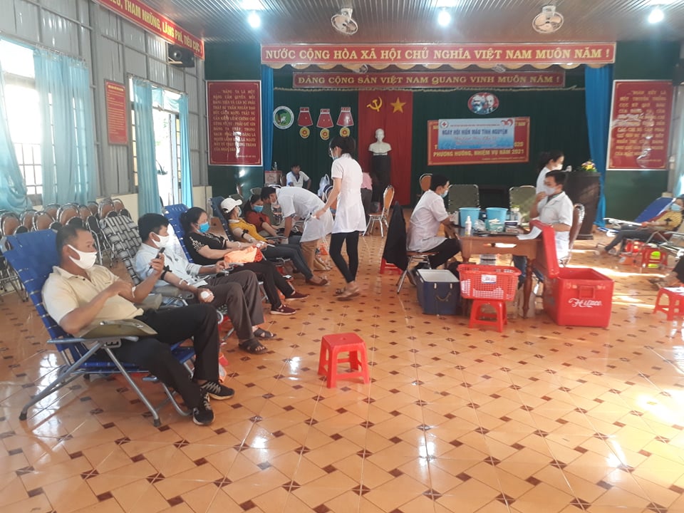 UBND huyện Krông Búk tổ chức hiến máu nhân đạo đợt 1 năm 2021