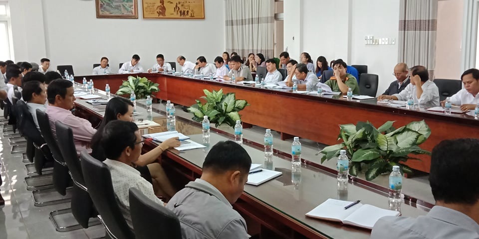 UBND huyện Krông Búk tổ chức Hội nghị giao ban tháng 7 và triển khai phương hướng nhiệm vụ tháng 8/2018