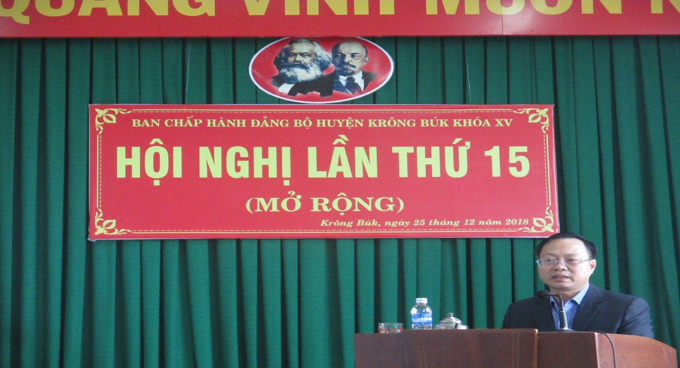 Hội nghị Ban Chấp hành Đảng bộ huyện lần thứ 15 (mở rộng)