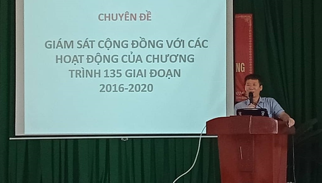 Tập huấn nâng cao năng lực cho cán bộ cơ sở và cộng đồng thuộc Chương trình 135 năm 2018