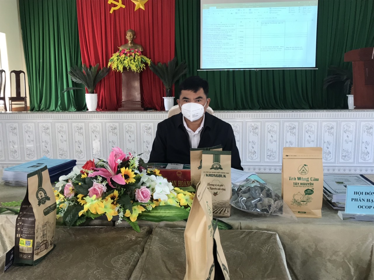 Hội nghị đánh giá phân hạng sản phẩm ocop cấp huyện năm 2021