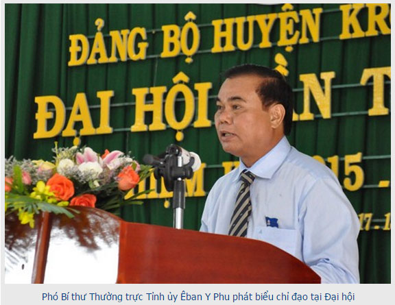 Đại hội đảng bộ huyện Krông Búk, lần thứ XV, nhiệm kỳ 2015-2020